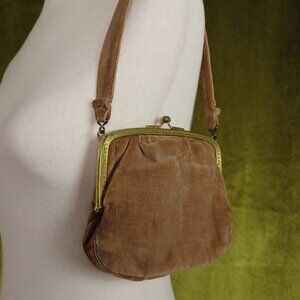 Vintage Antique Velvet Evening Bag